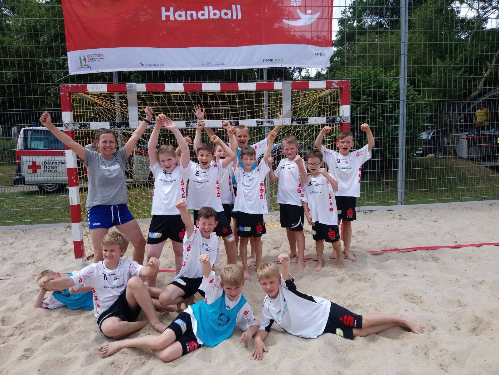E-Jugend gewinnt erstes Beachturnier
